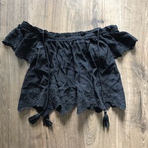 ASTR Off-The-Shoulder Top